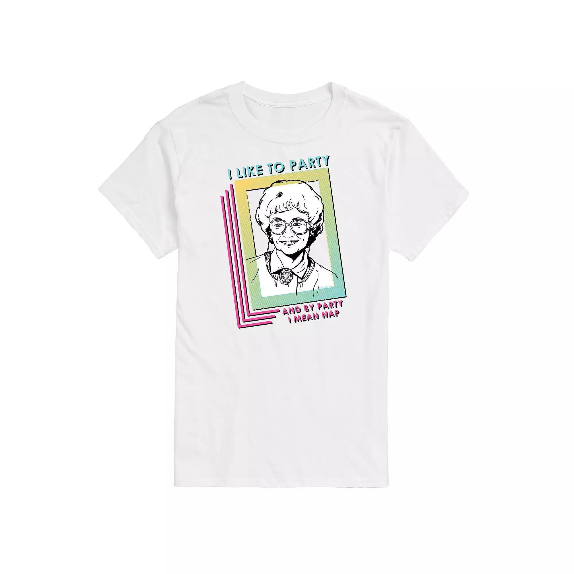 Men's Golden Girls Party Nap Tee,  Product Image