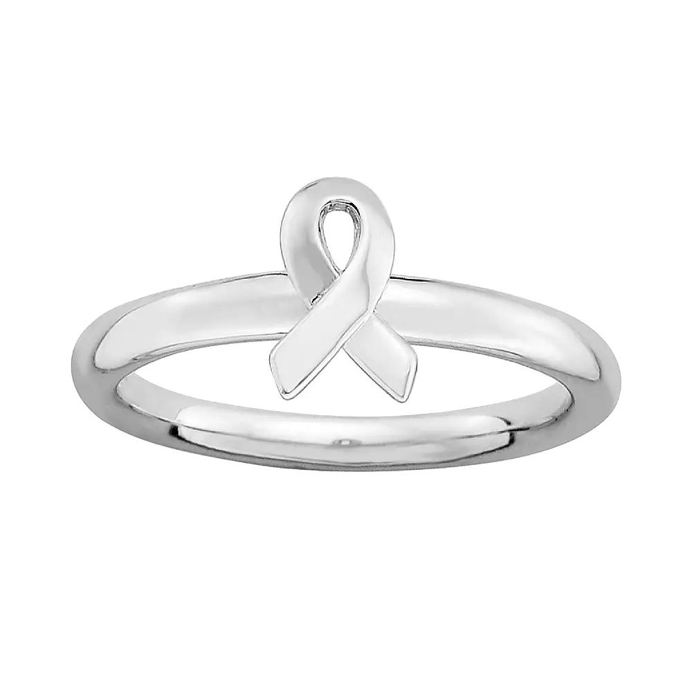 Stacks & Stones Sterling Silver Ribbon Stack Ring, Women's, Size: 8 Product Image