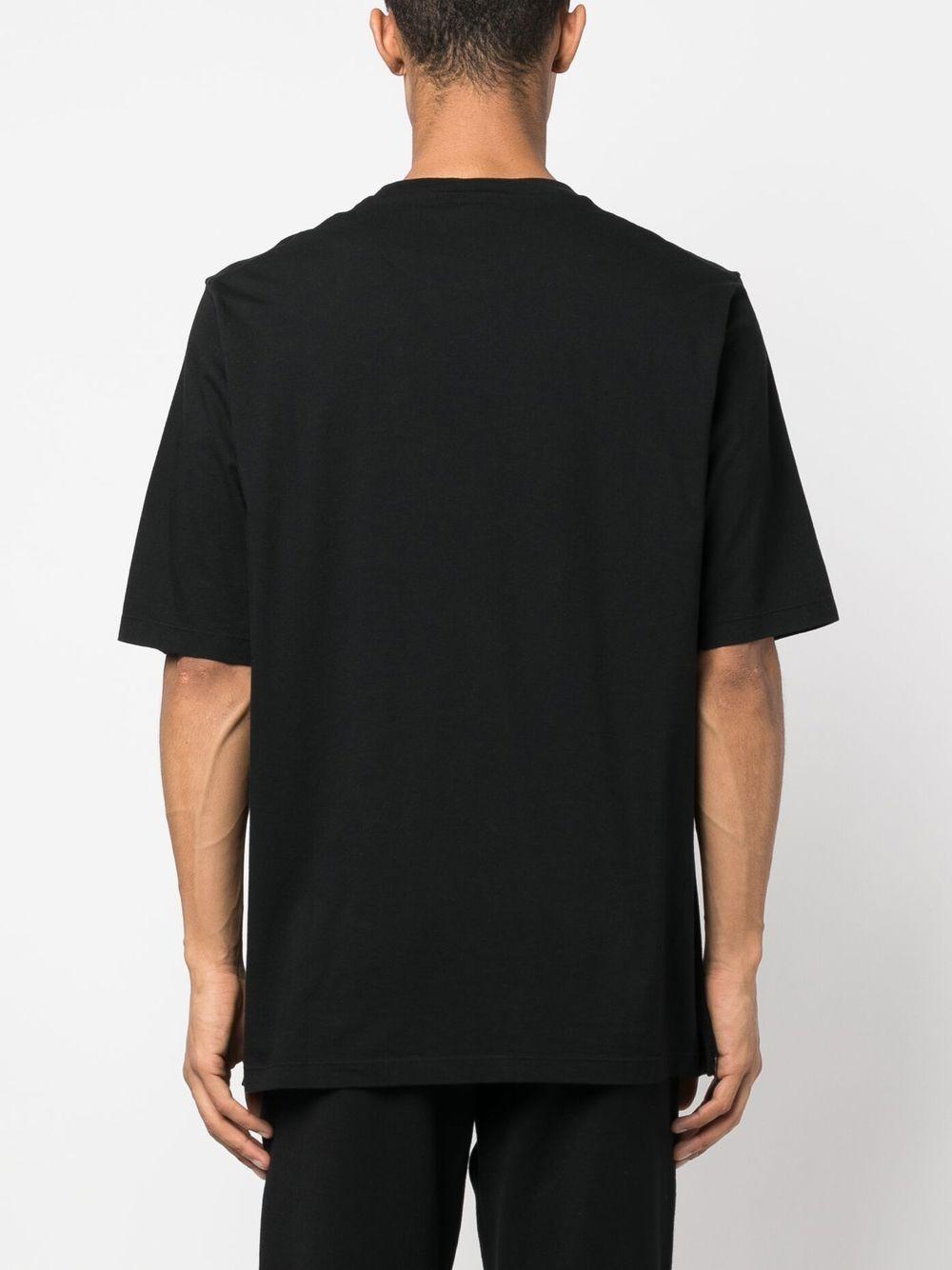 DSQUARED2 Mens Black Brand-print Crewneck Regular-fit Cotton-jersey T-shirt Product Image