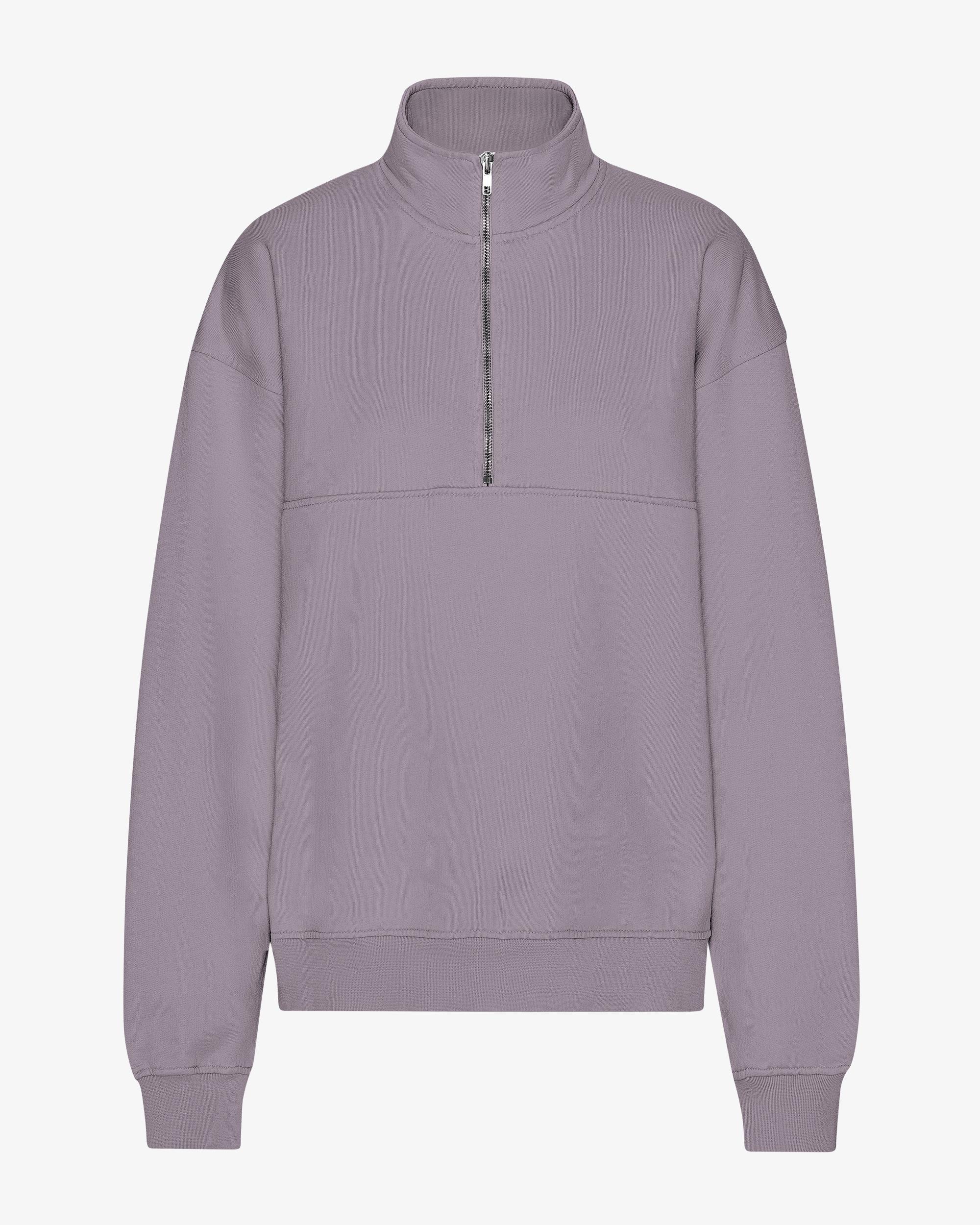 Organic Quarter Zip - Soft Lavender Product Image