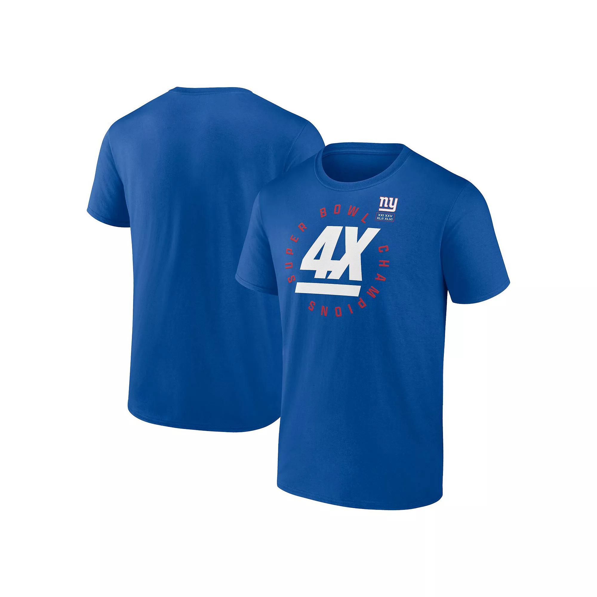 Men's Fanatics Royal New York Giants Hometown Offensive Drive T-Shirt,  Product Image