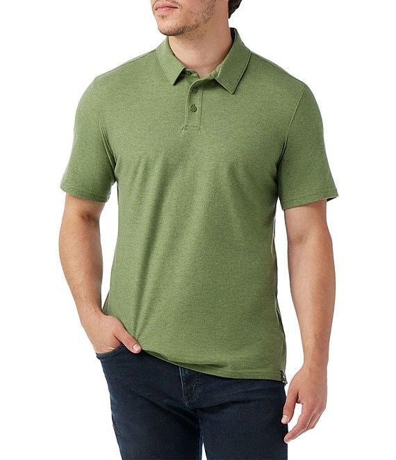 SmartWool Performance Solid Short Sleeve Polo Shirt Product Image