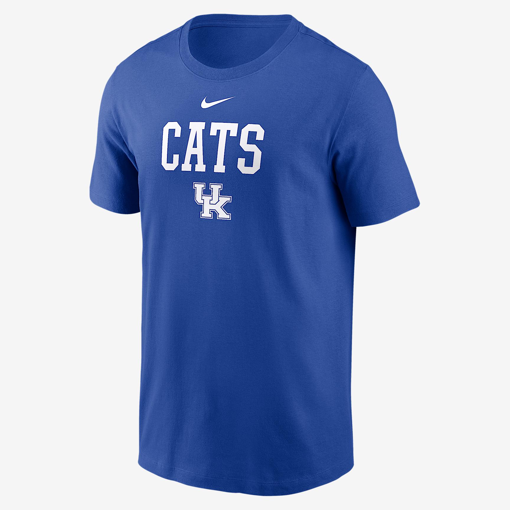 Duke Primetime Arch Stack Nike Mens College T-Shirt | N1994EVDU-9LV Product Image