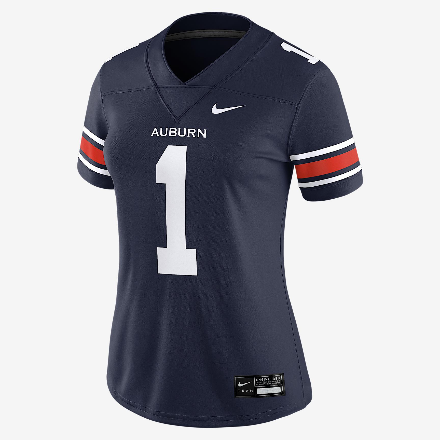 Auburn Nike Womens Dri-FIT College Game Jersey | NCWF0EZYAUN-1RS Product Image