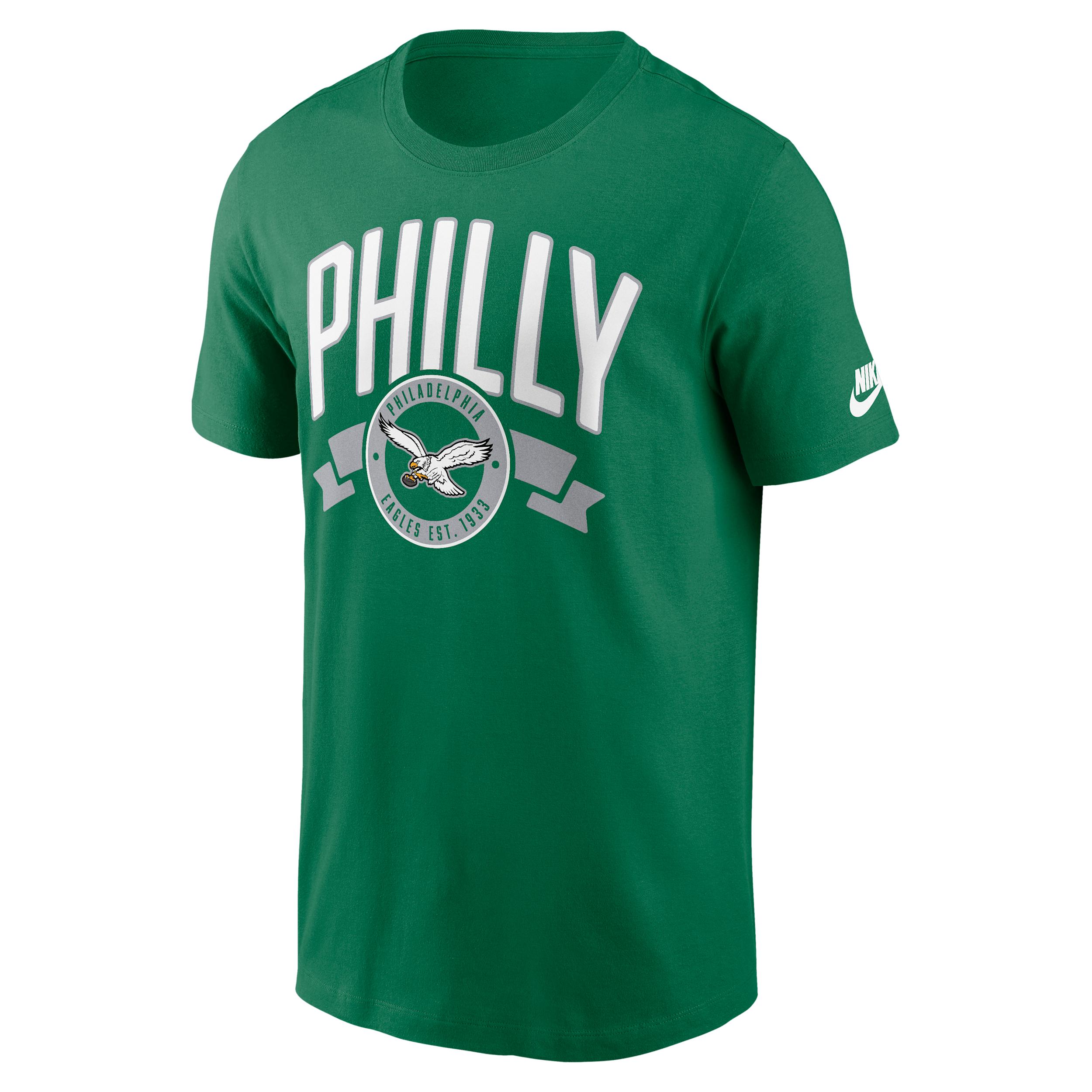 Philadelphia Eagles Rewind Front And Back Hit Essential Nike Mens NFL T-Shirt | N19930RQ86-93P Product Image