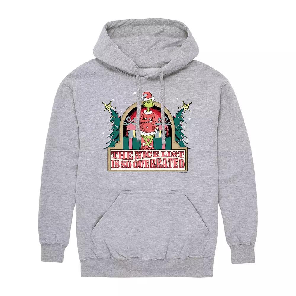 Men's Dr. Seuss The Nice List Is So Overrated Graphic Hoodie,  Product Image