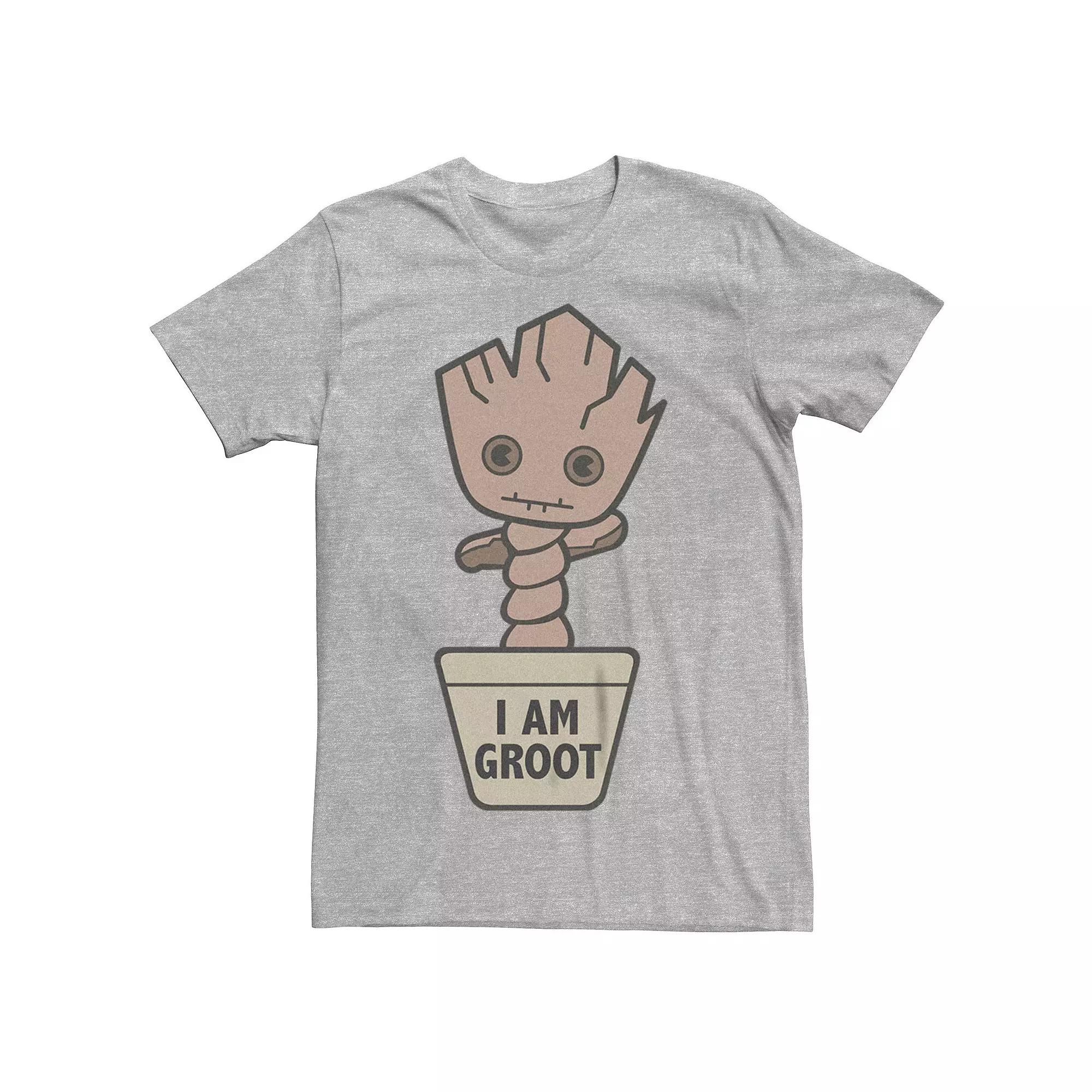 Men's Marvel Guardians Of The Galaxy Chibi Groot Graphic Tee,  Product Image