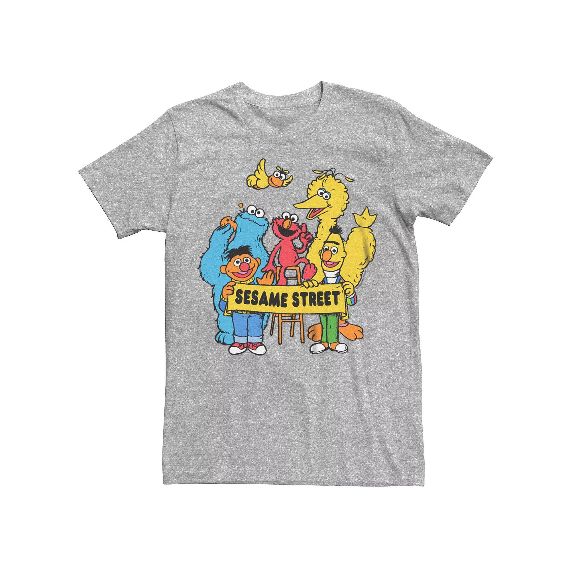 Men's Sesame Street Banner Group Tee,  Product Image