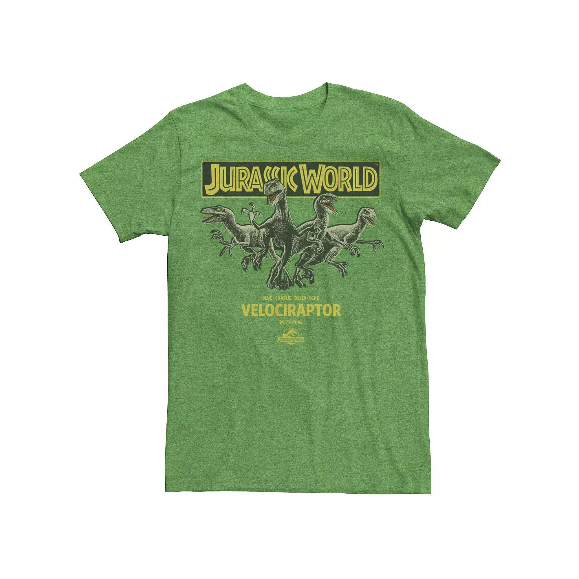 Men's Jurassic World Blue, Charlie, Delta & Echo Pack Tee,  Product Image