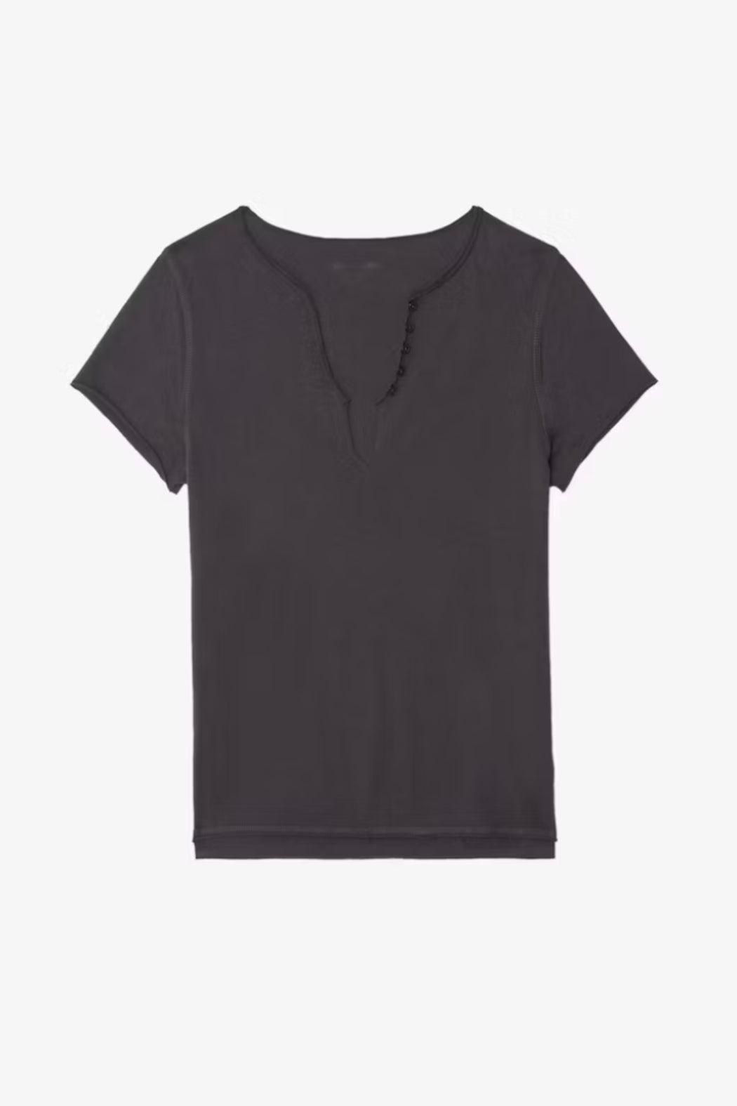 Henley T-shirt Tunic Product Image