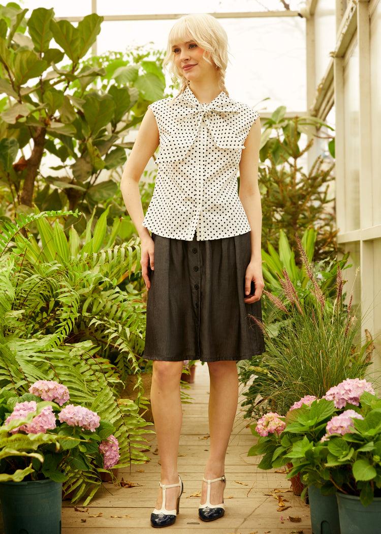 The Garden Stroll Bow Blouse Product Image