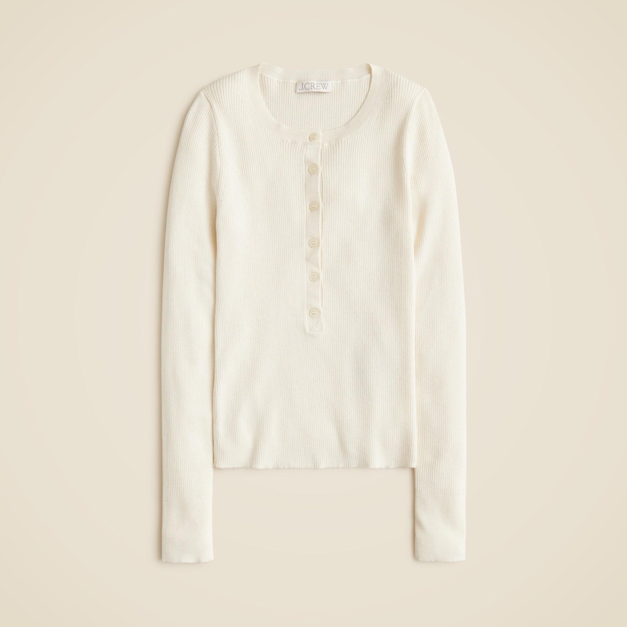 Henley sweater in TENCEL™ blend Product Image