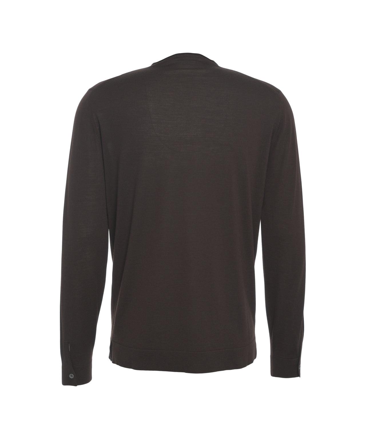 Knit virgin wool shirt Product Image