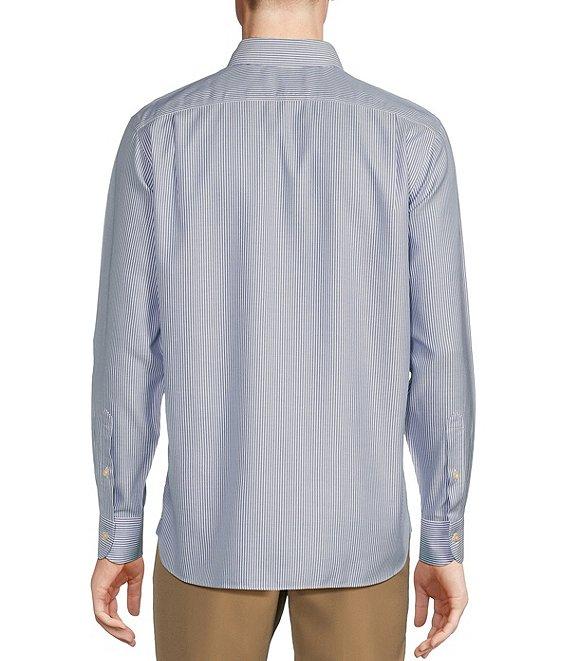 Daniel Cremieux Signature Label Non-Iron Stripe Long Sleeve Woven Shirt Product Image