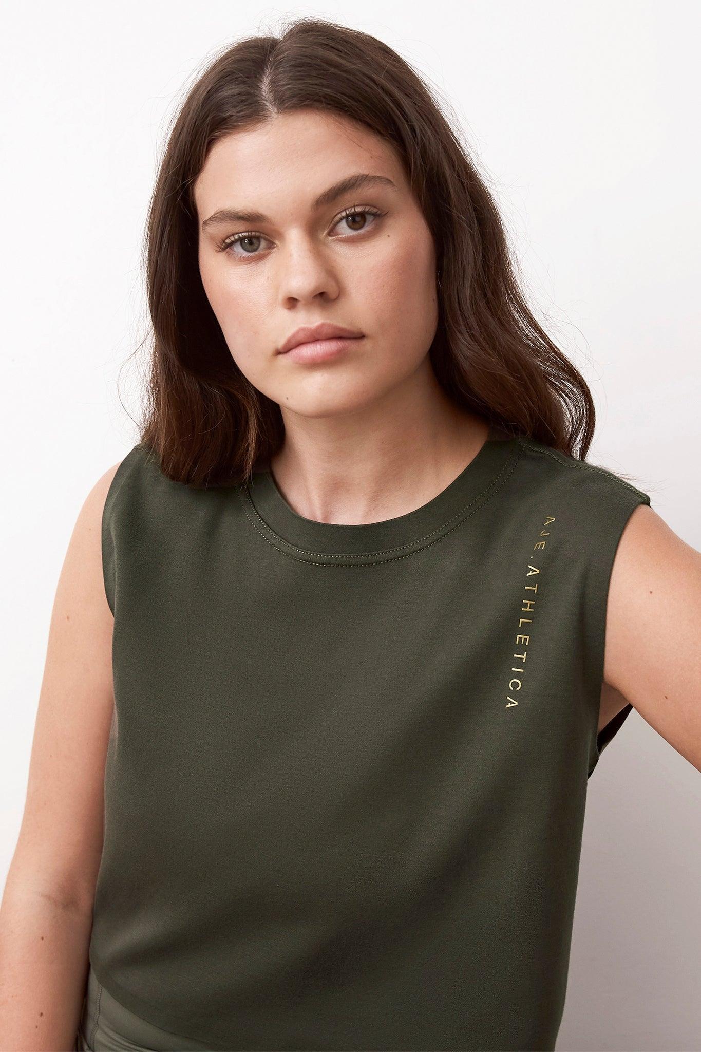 Cropped Embossed Signature Logo Tank 112 Product Image