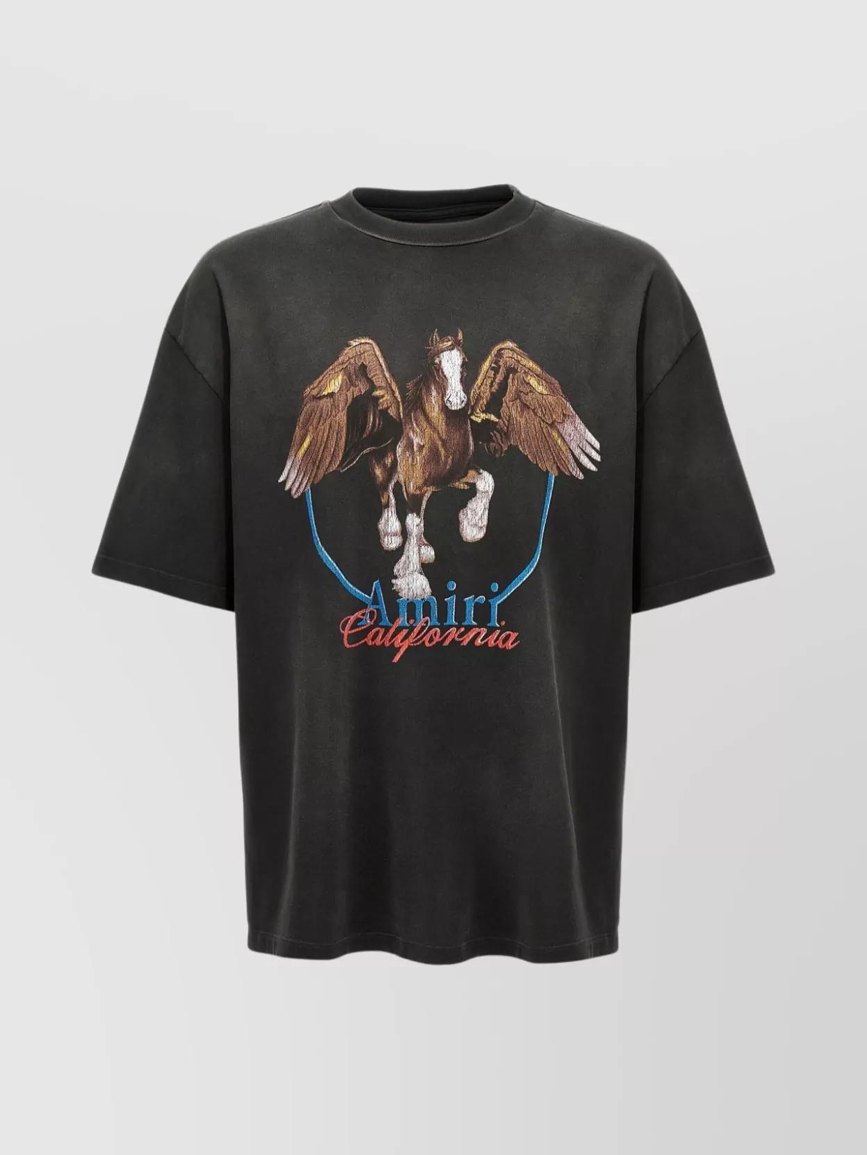 AMIRI Men's Vintage Wash Pegasus T-shirt T-shirt In Black Product Image