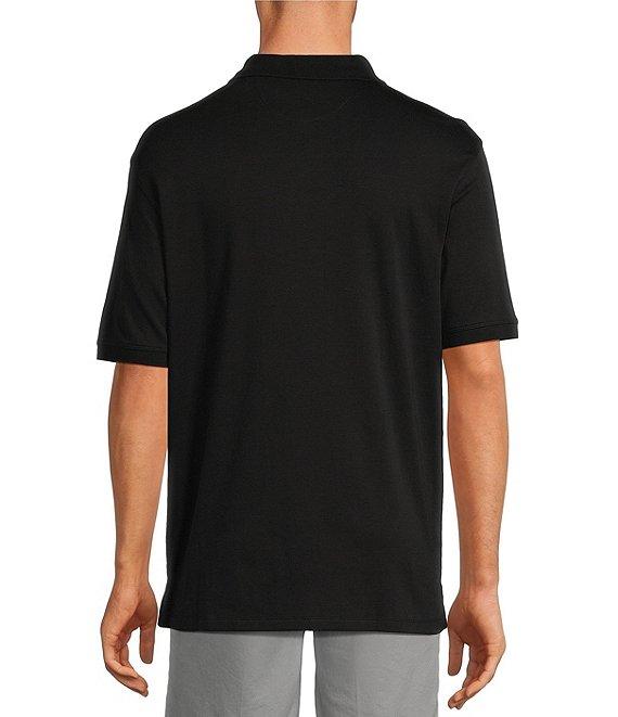 Roundtree & Yorke Supima Short Sleeve Solid Polo Shirt Product Image