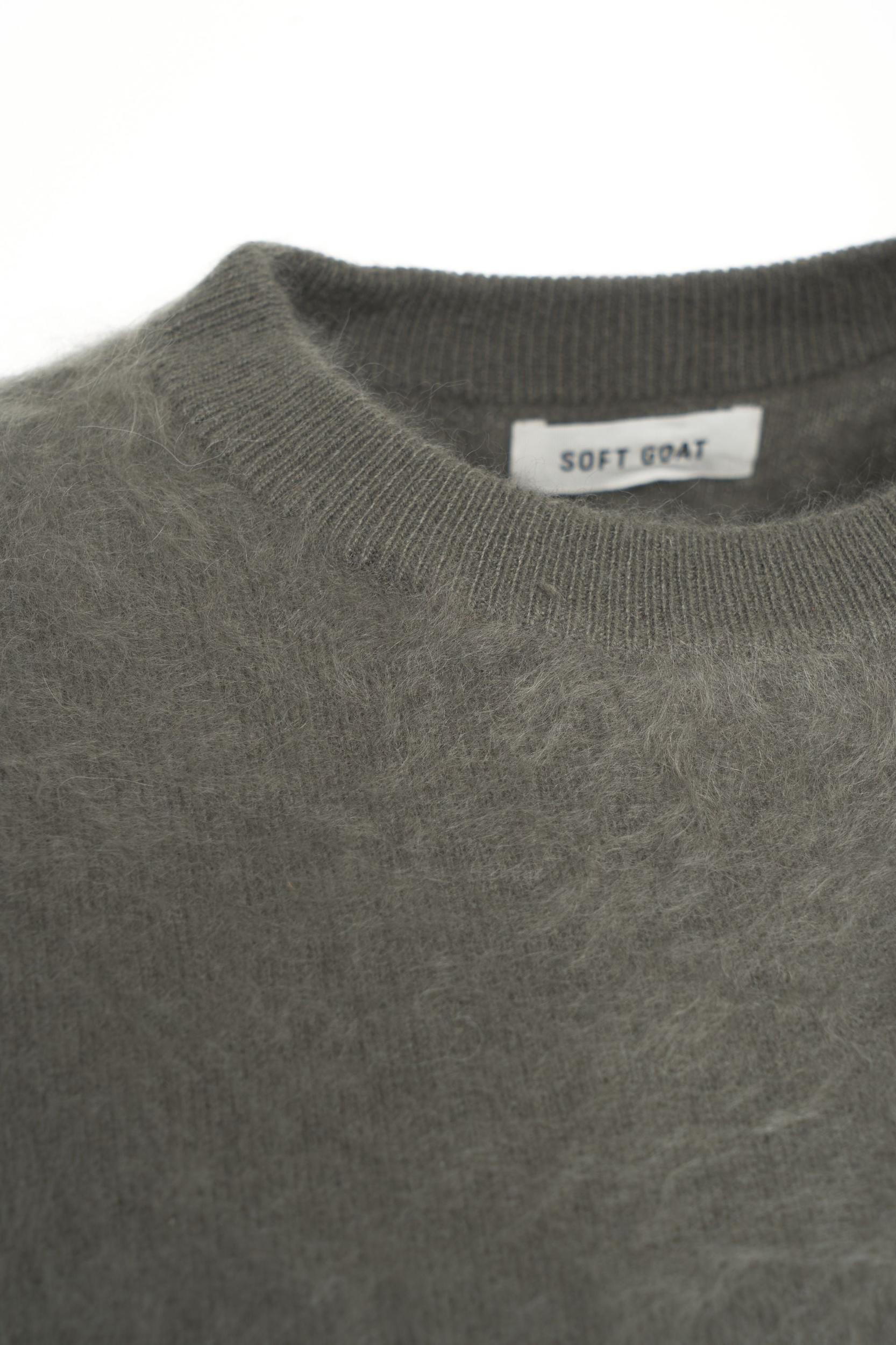 Brushed cashmere t-shirt Product Image