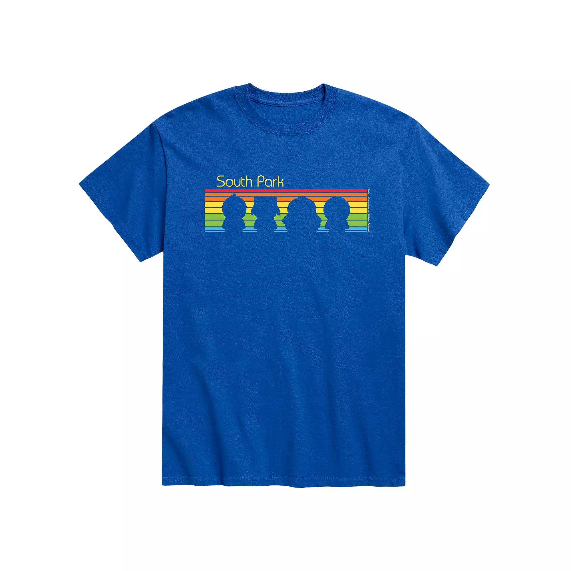 Men's South Park Rainbow Silhouettes Tee,  Product Image