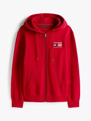 Embroidered Monotype Logo Zip Hoodie Product Image