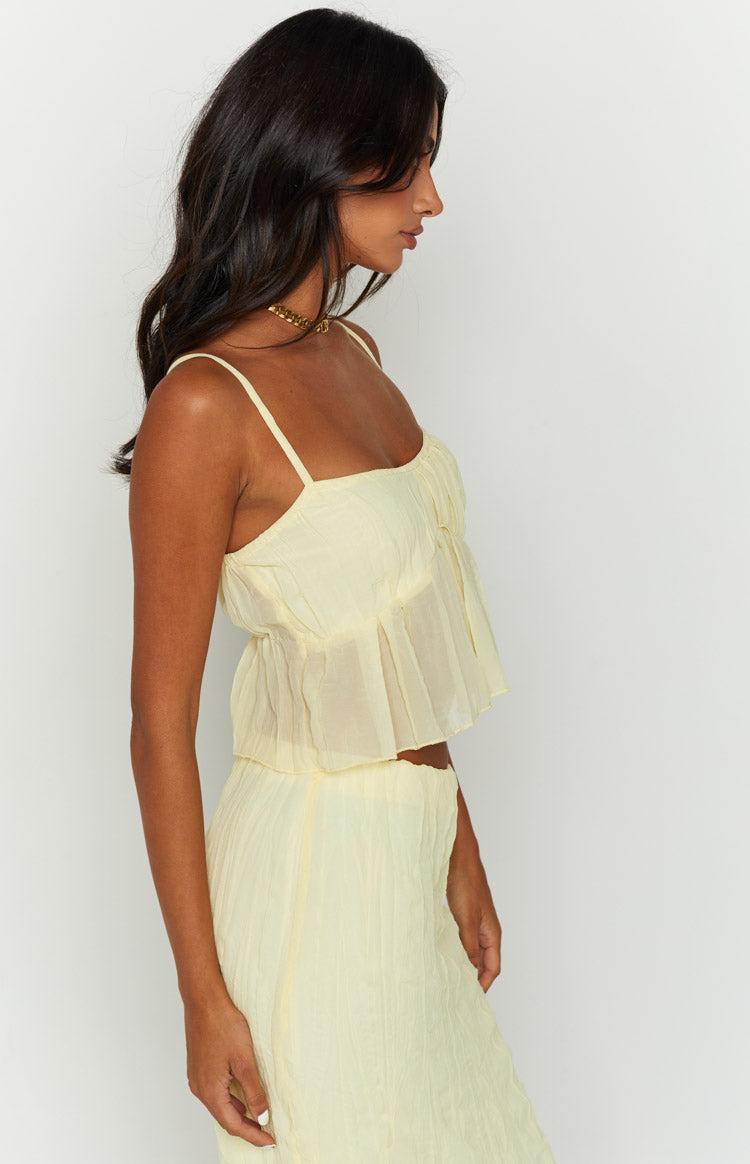 The Moment Yellow Cami Top Product Image