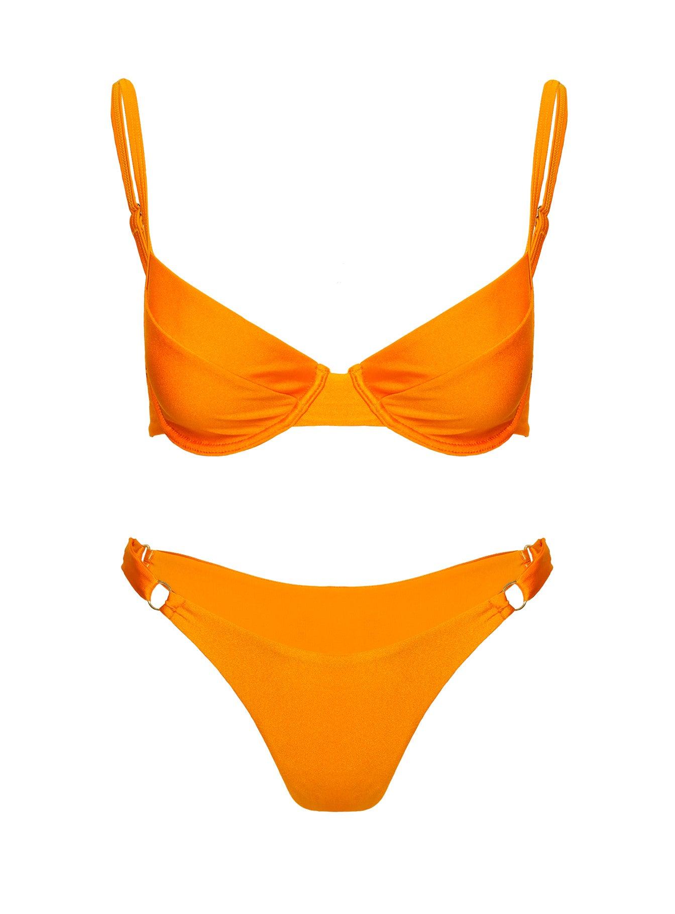 Shine Bikini Top Orange Product Image