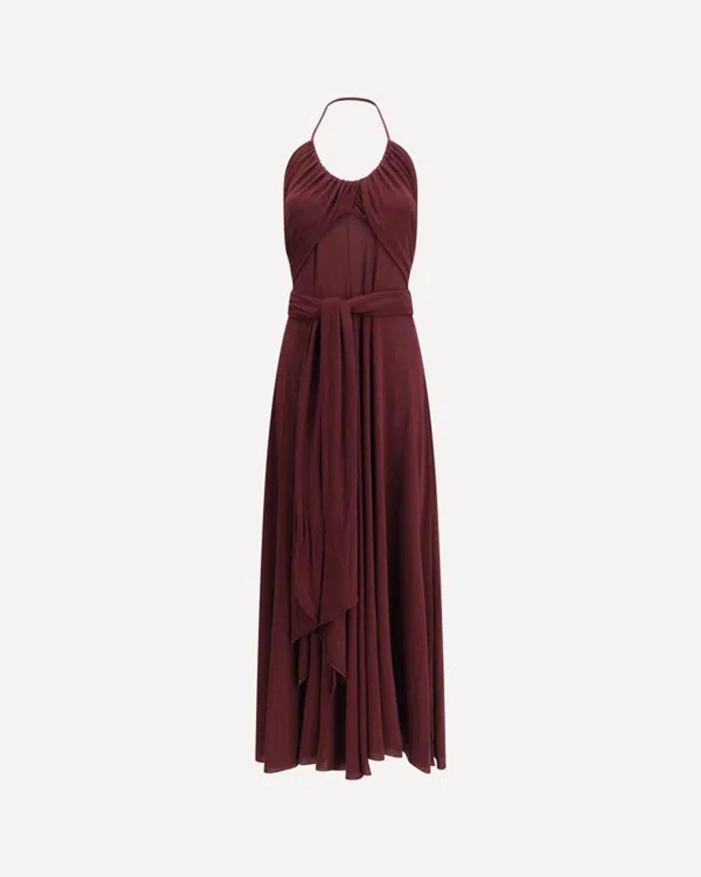 SOFT LOUNGE MIDI SLIP DRESS | ONYX Product Image