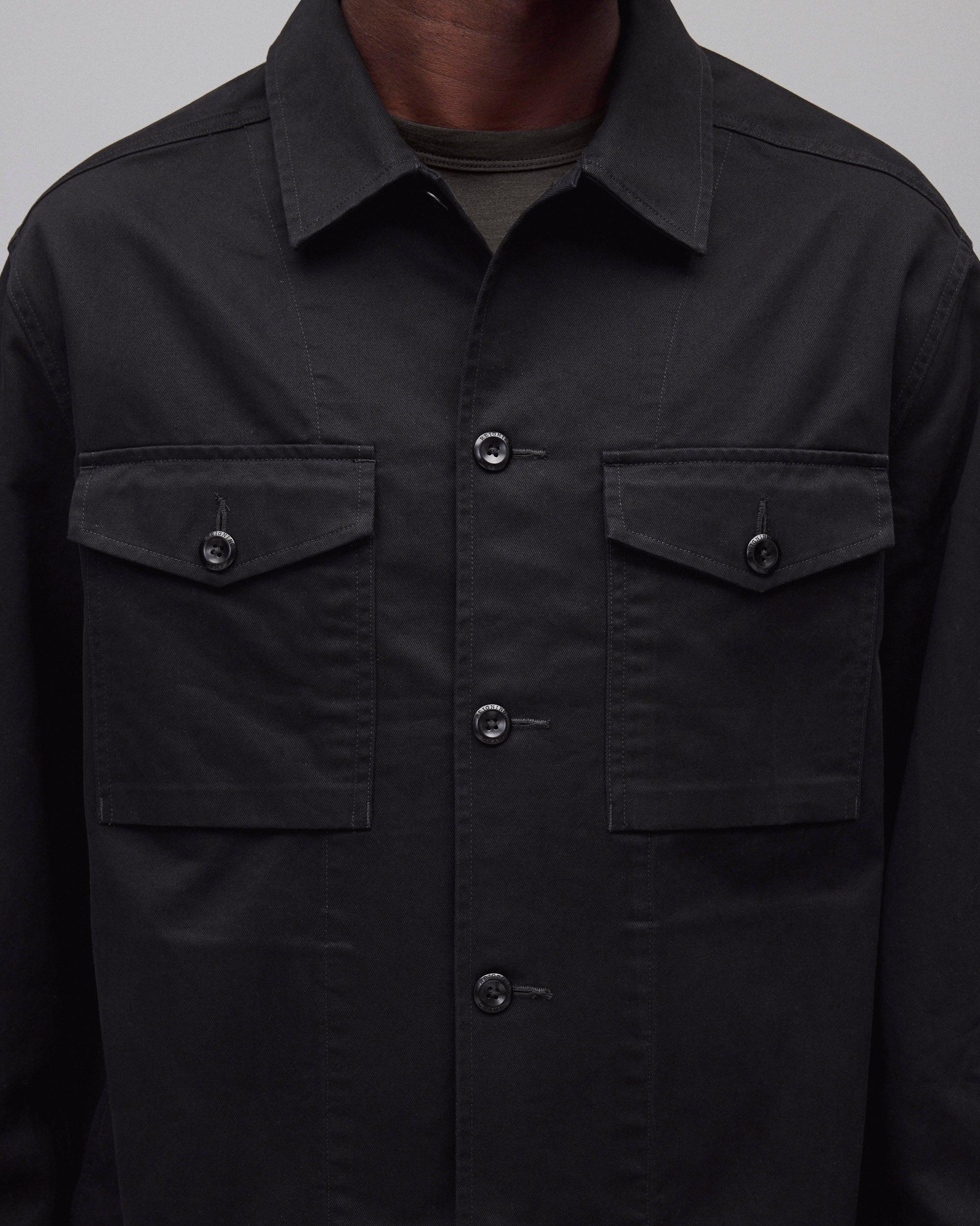 Double Faced Wool Concourse Overshirt Male Product Image