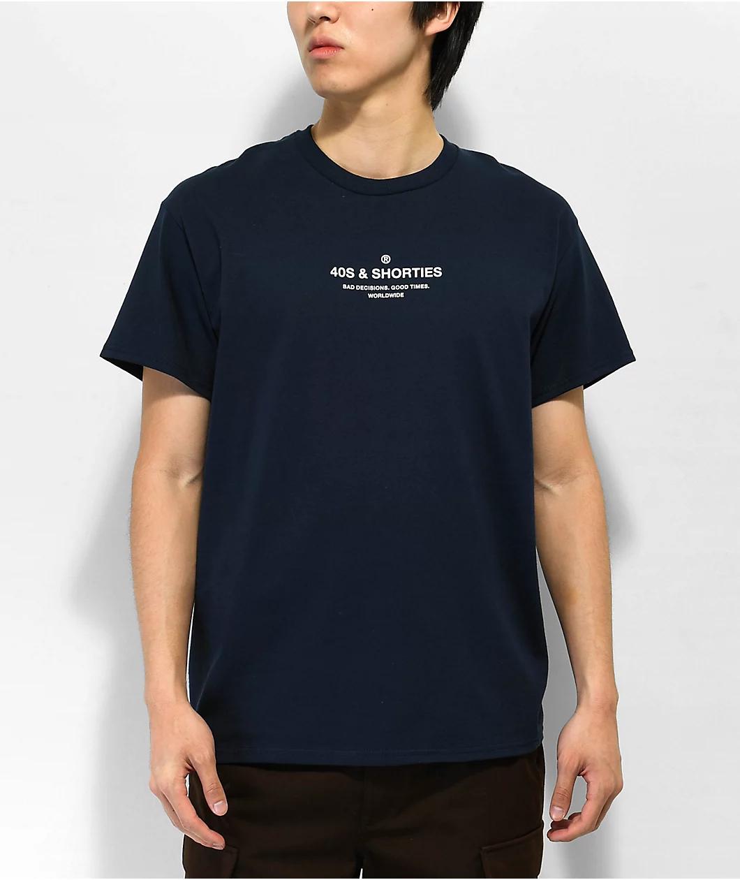40s & Shorties General Navy T-Shirt Product Image