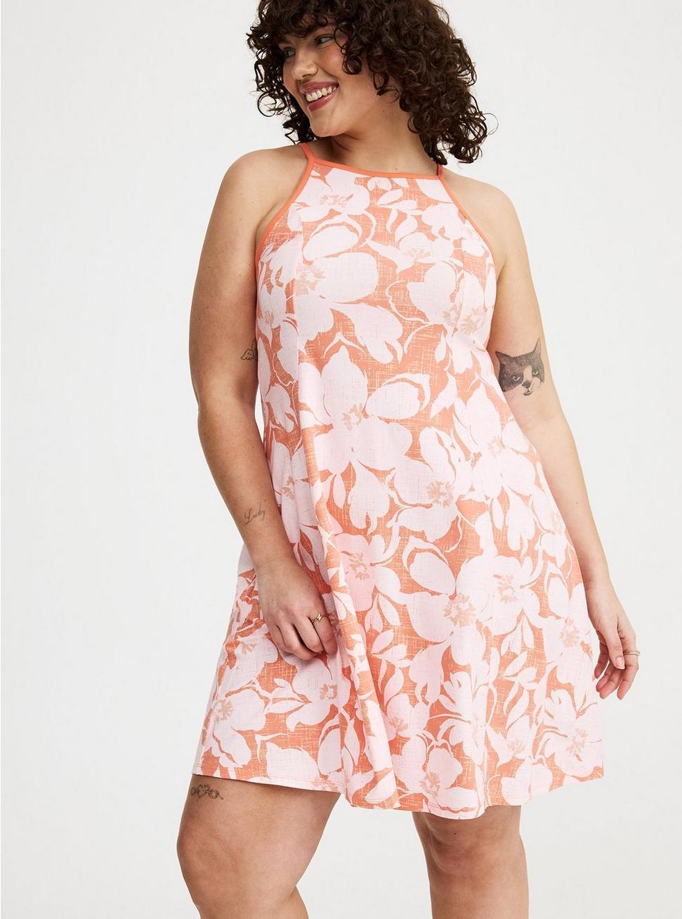 Goddess Trapeze Mini Dress Product Image