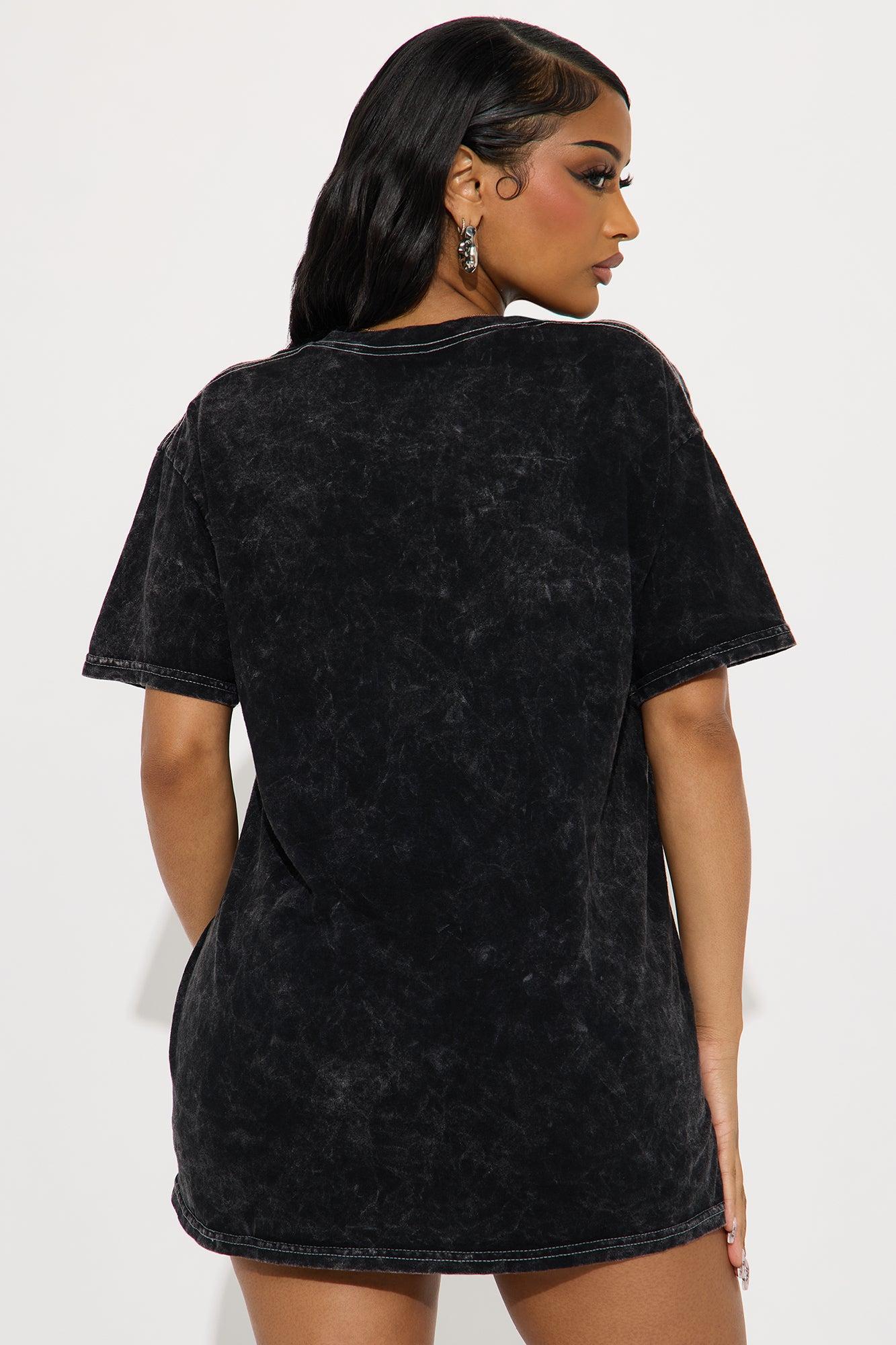 Sexyy Red Washed Oversized Tee - Black Product Image