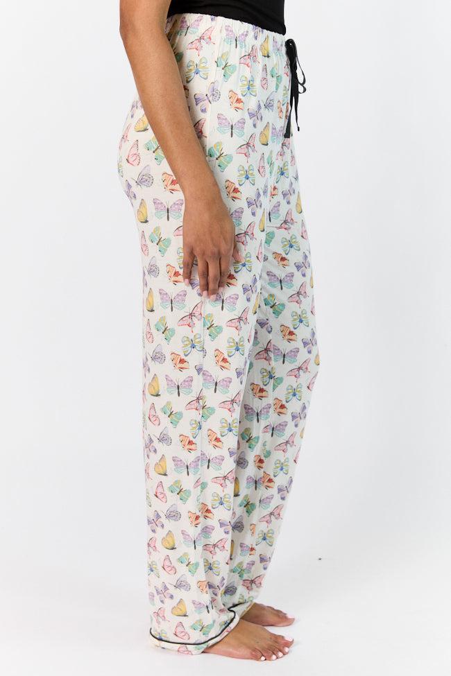 Good To Get Away Butterfly Pajama Pants FINAL SALE Product Image
