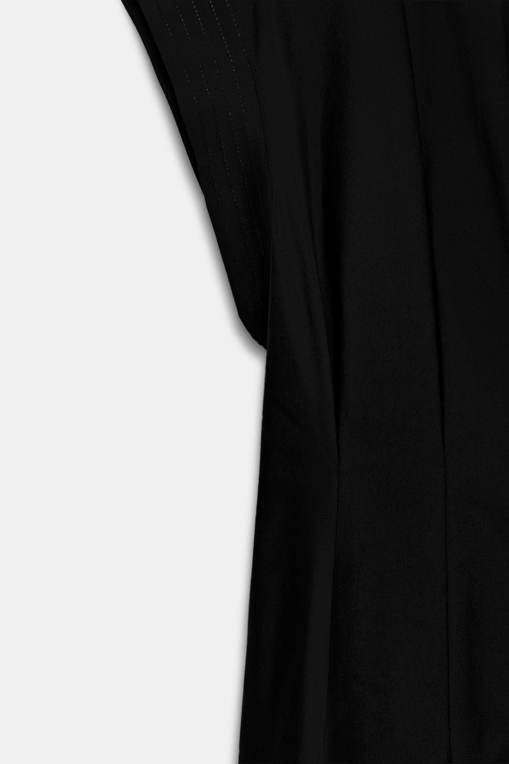 PLEATED POPLIN DRESS ZW COLLECTION Product Image