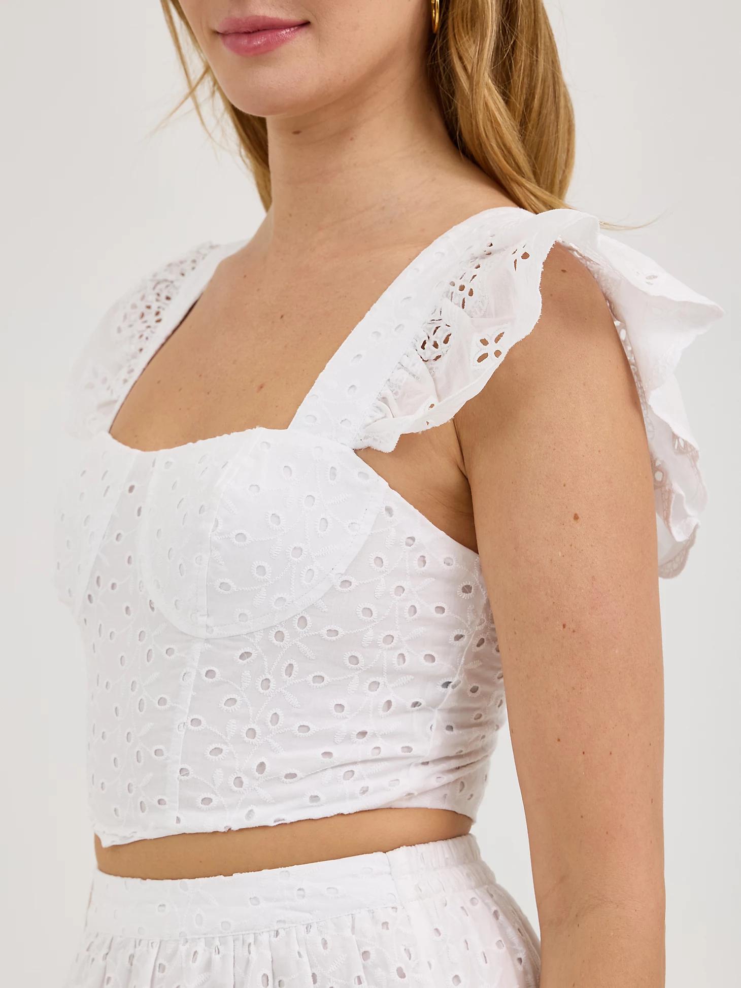 Women's Eyelet Babydoll Shirt | Women's Tops & Tees | Lee® Product Image