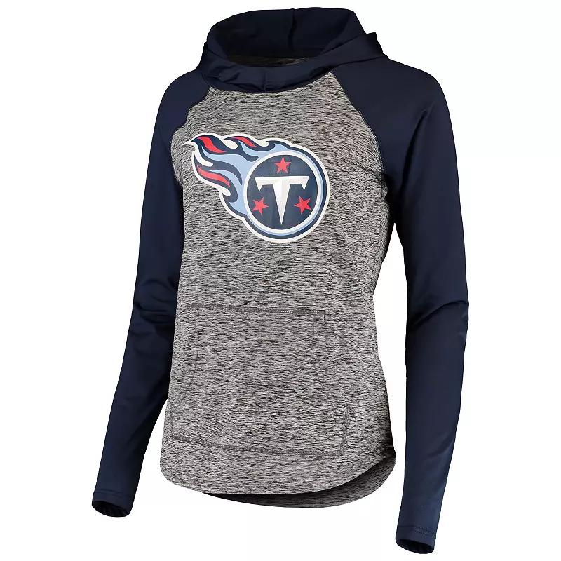 Women's G-III 4Her by Carl Banks Heathered Gray/Navy Tennessee Titans Championship Ring Pullover Hoodie, Size: Small, Grey Product Image