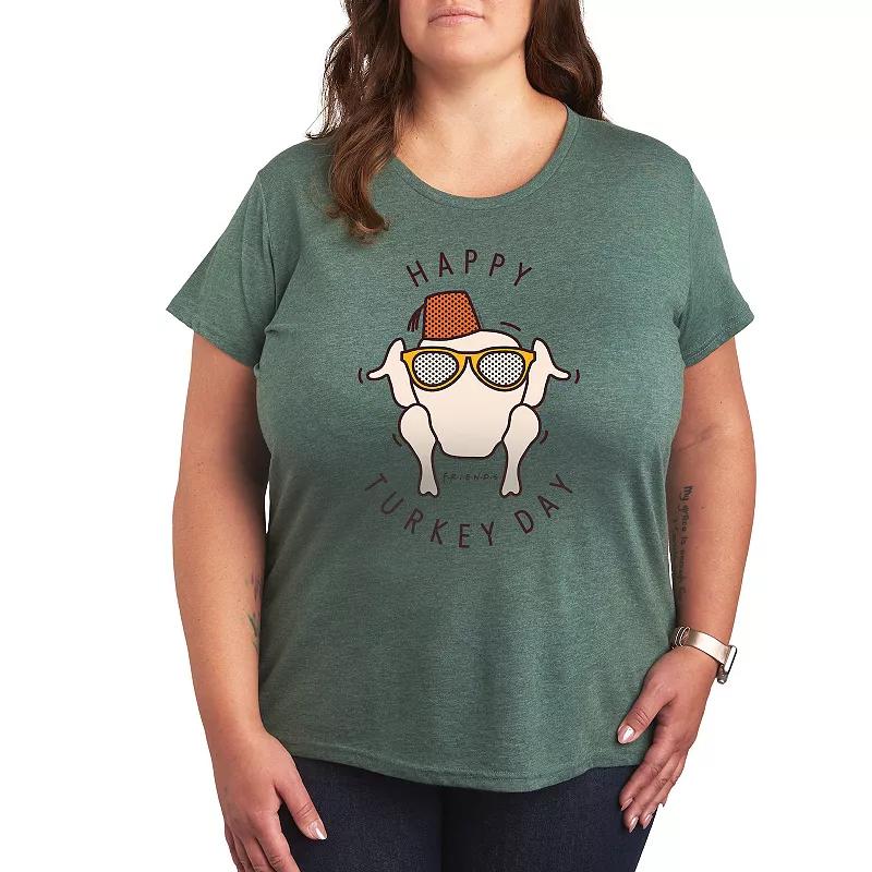 Plus Friends Happy Turkey Day Graphic Tee, Women's,  Product Image