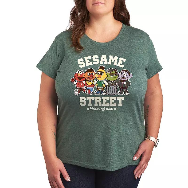 Plus Sesame Street Collegiate Graphic Tee, Women's,  Product Image