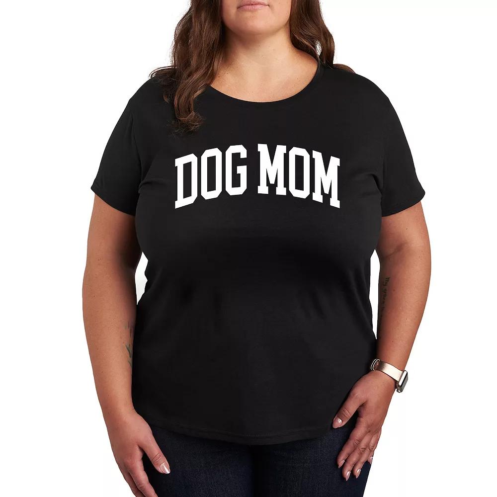 Women's Dog Mom Collegiate Graphic Tee, Girl's,  Product Image