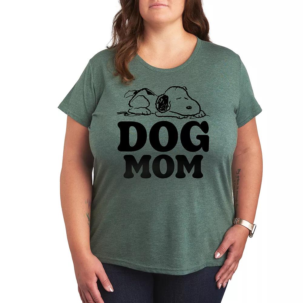 Plus Peanuts Snoopy Dog Mom Graphic Tee, Women's,  Product Image
