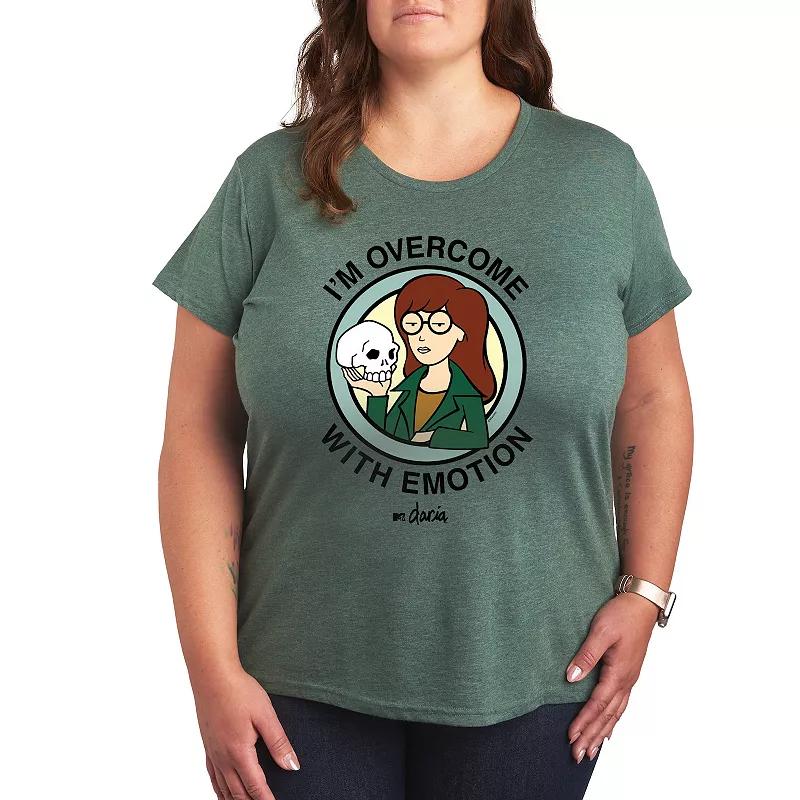 Plus Daria I'm Overcome With Emotion Graphic Tee, Women's,  Product Image