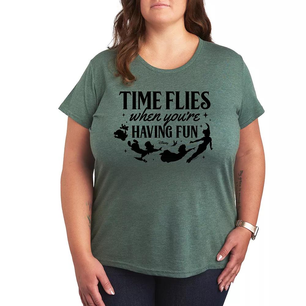 Disney's Peter Pan Plus Time Flies Graphic Tee, Women's,  Product Image