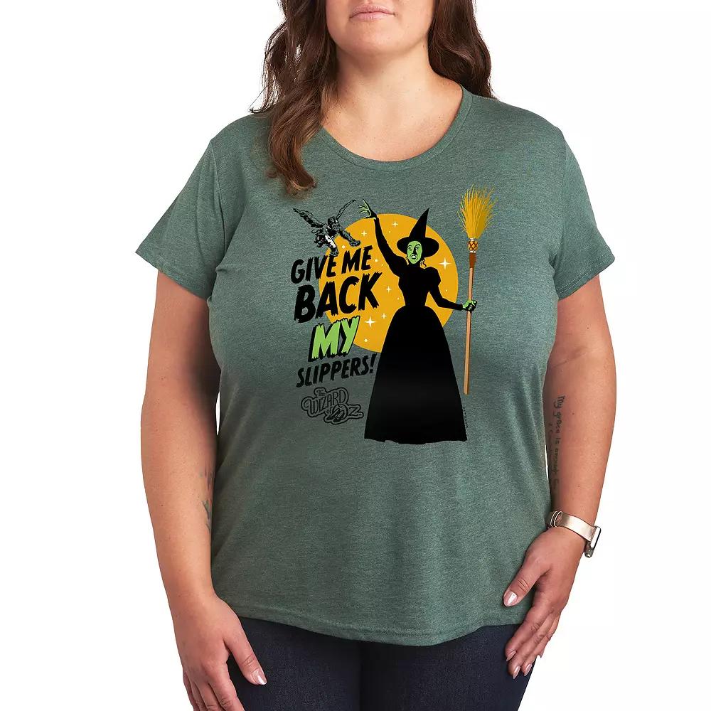 Plus The Wizard Of Oz Slippers Graphic Tee, Women's,  Product Image