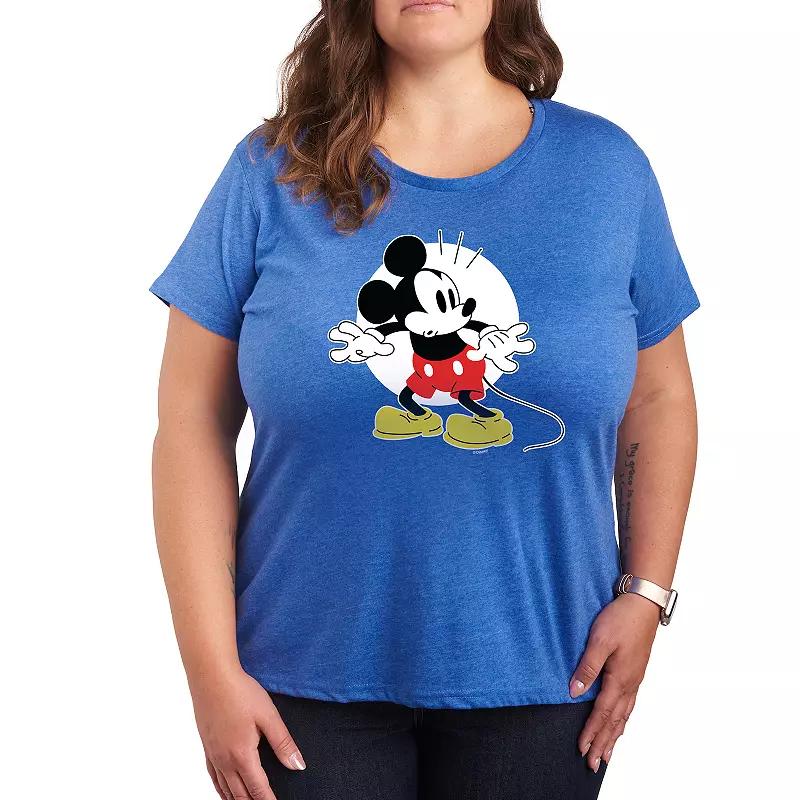 Disney's Mickey Mouse Plus Surprised Graphic Tee, Women's,  Product Image