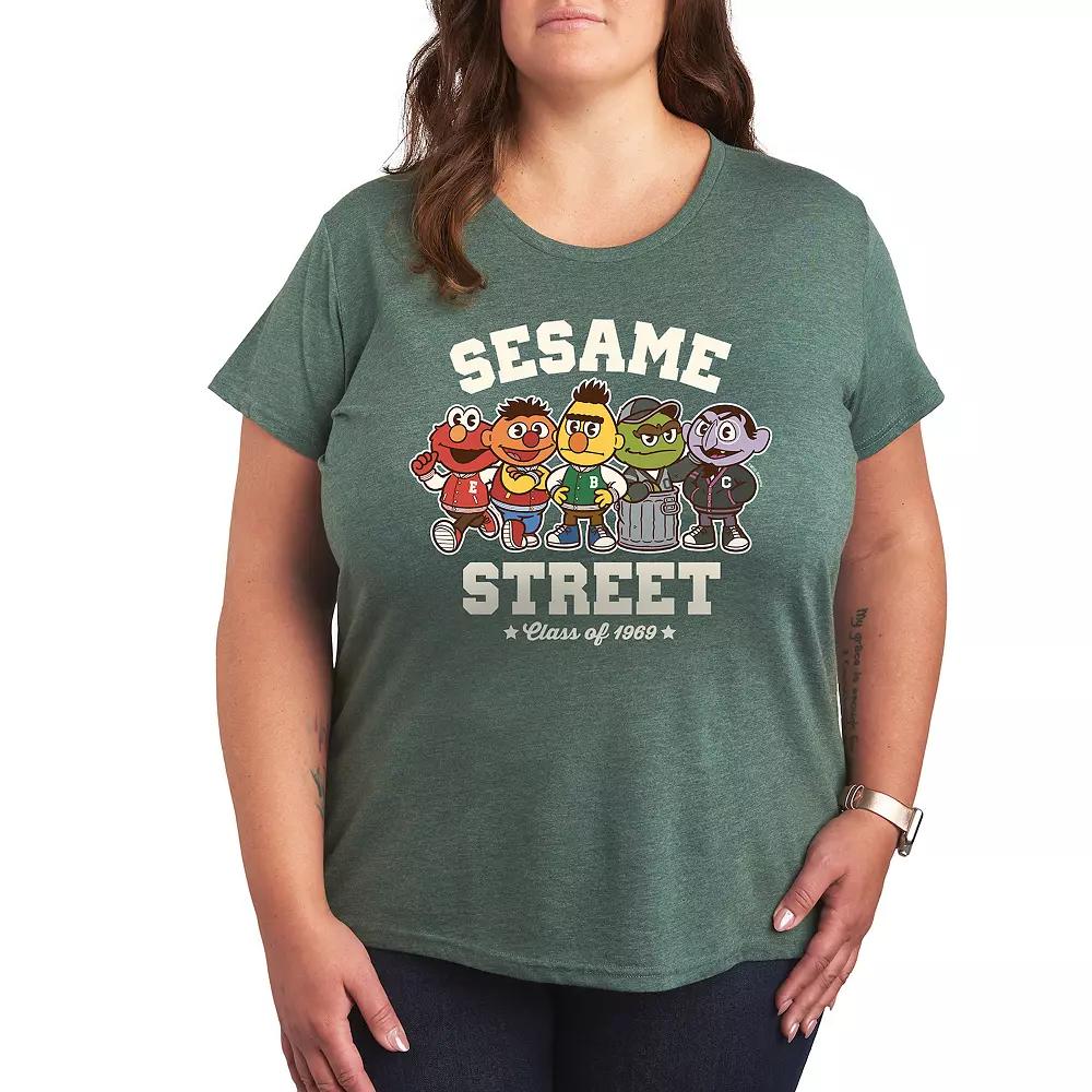Plus Sesame Street Collegiate Graphic Tee, Women's,  Product Image