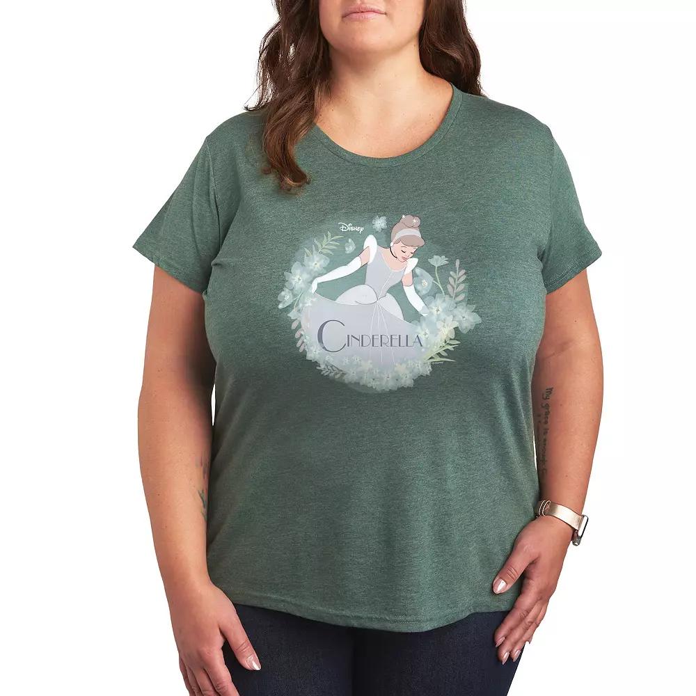 Disney Princess Cinderella Plus Graphic Tee, Women's,  Product Image