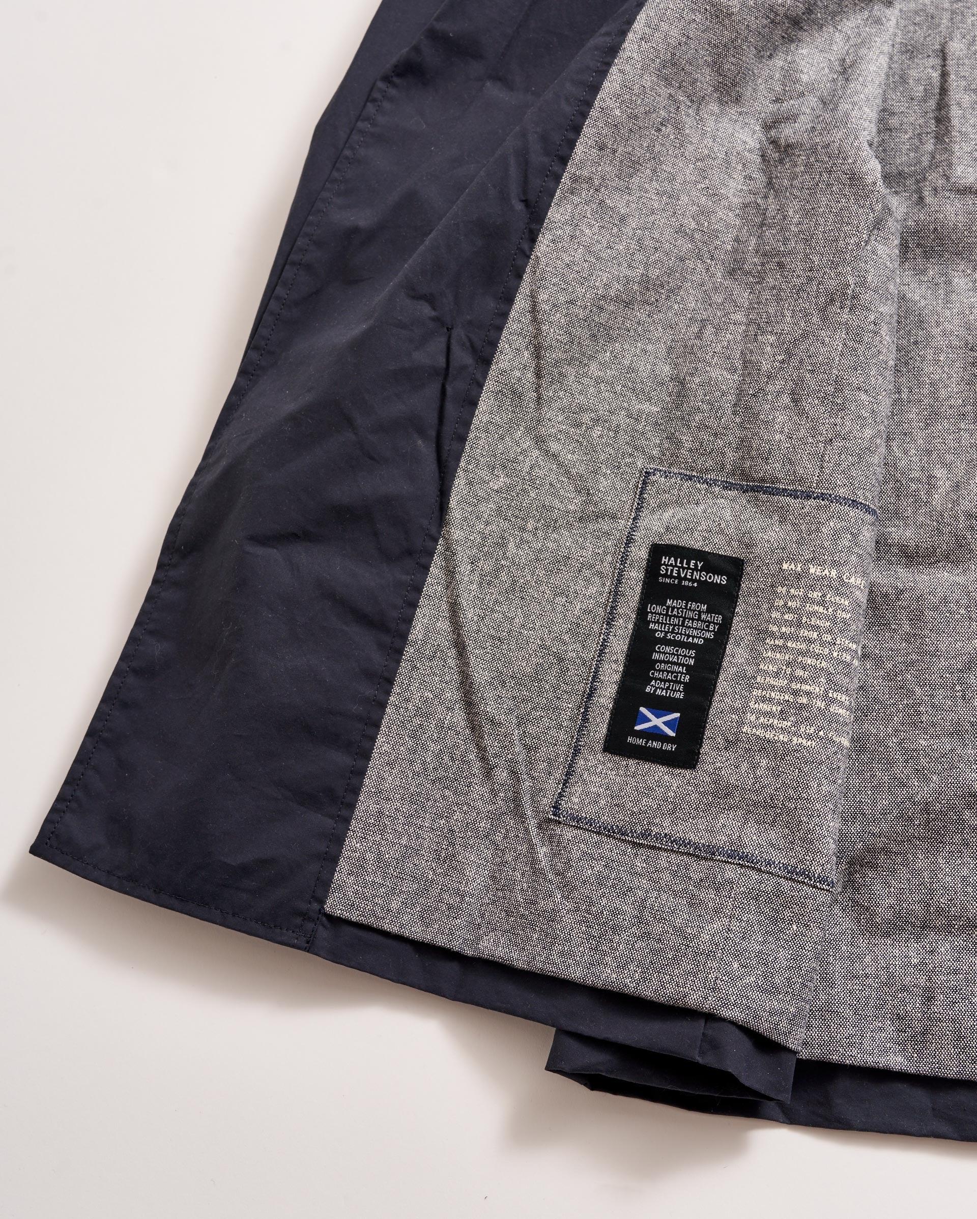 Waxed Bond Peacoat -  Product Image