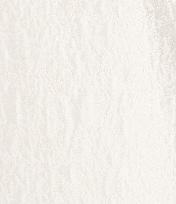 Abbey Glass Lulu Jacquard V-Neck Short Sleeve Mini Shift Dress Product Image