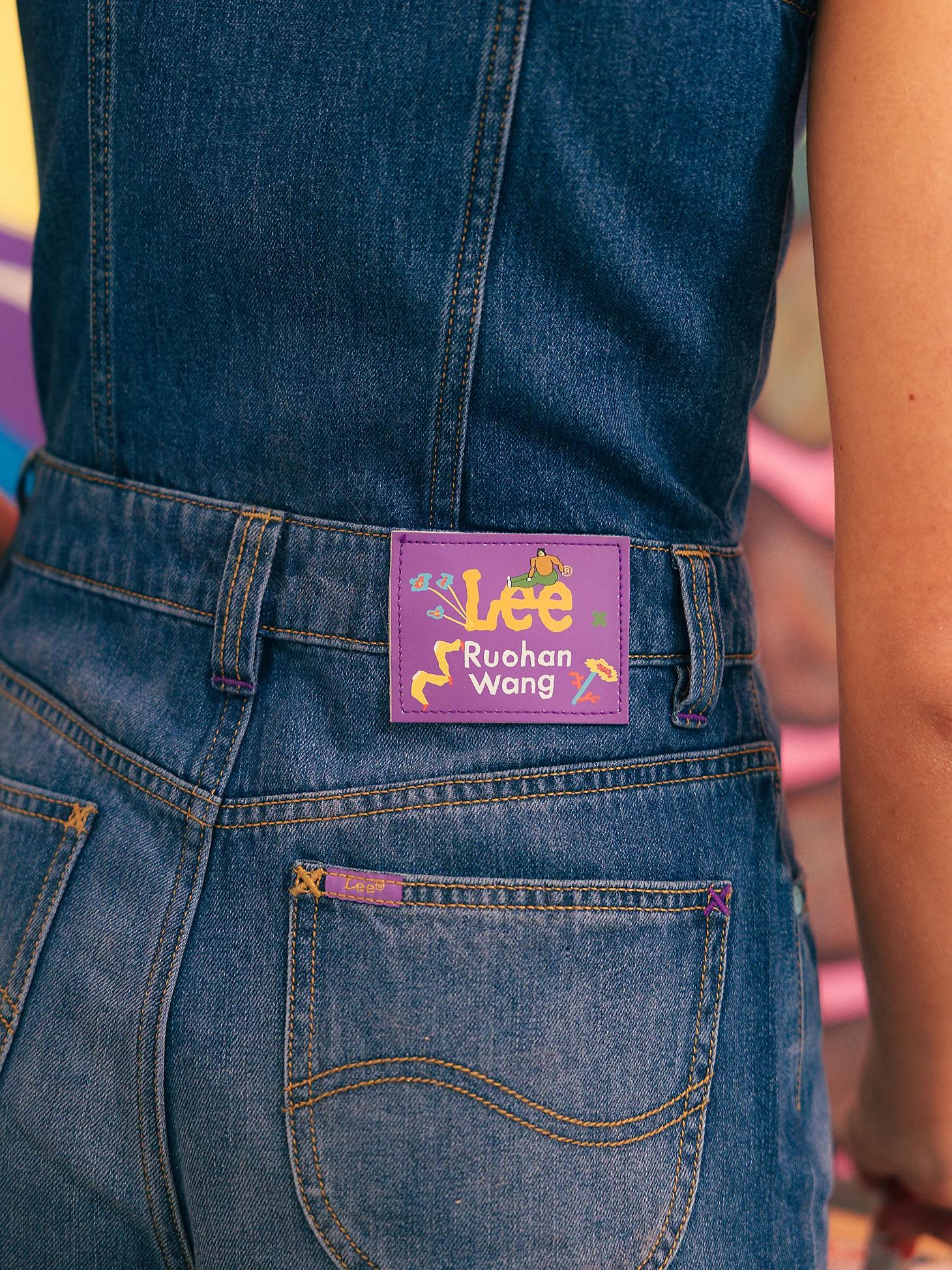 Women's Lee® x Ruohan Wang Wide Leg Denim Coverall | Women's Union-Alls & Overalls | Lee® Product Image