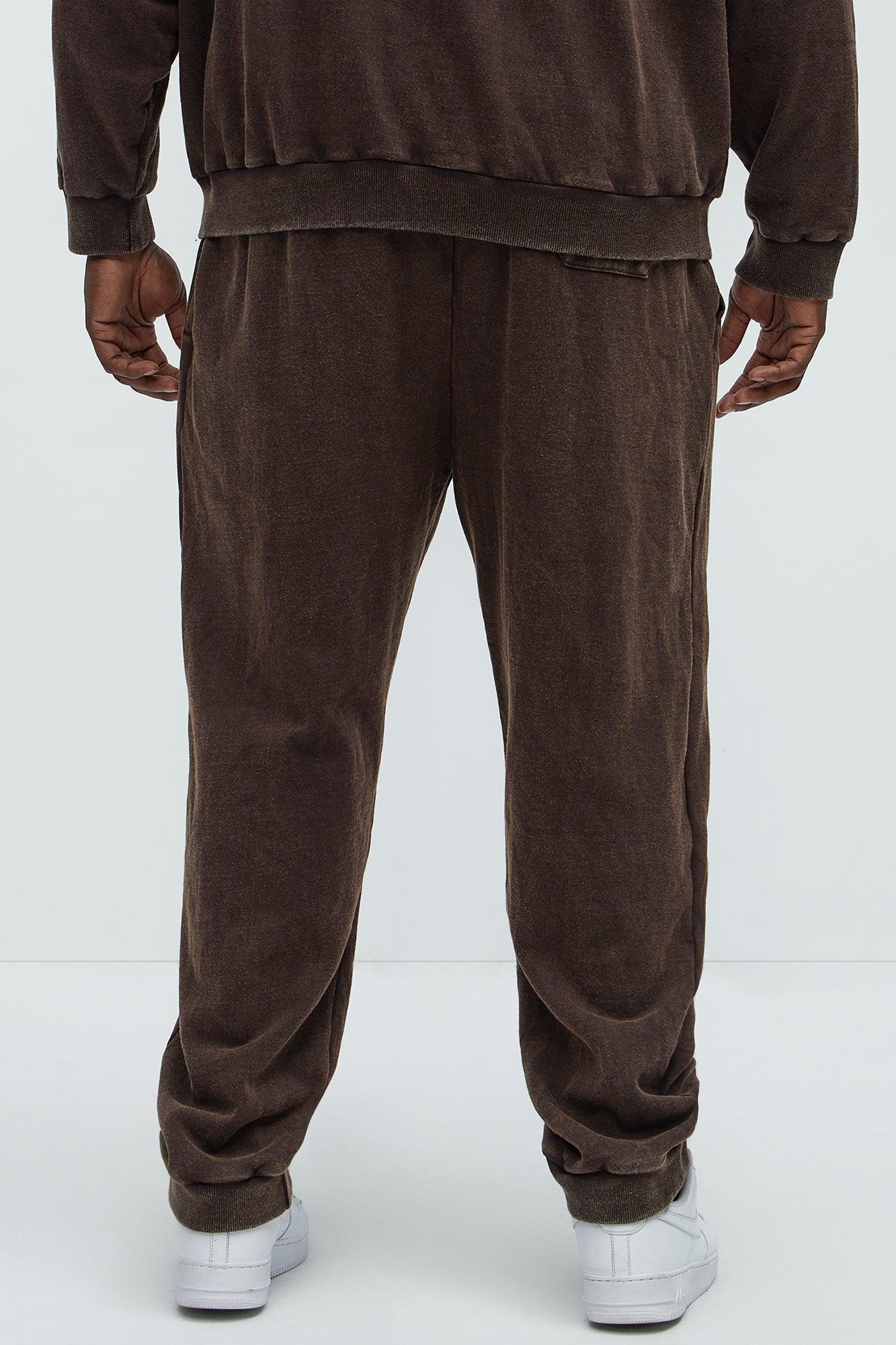 Star Studded Sweatpants - Brown Product Image