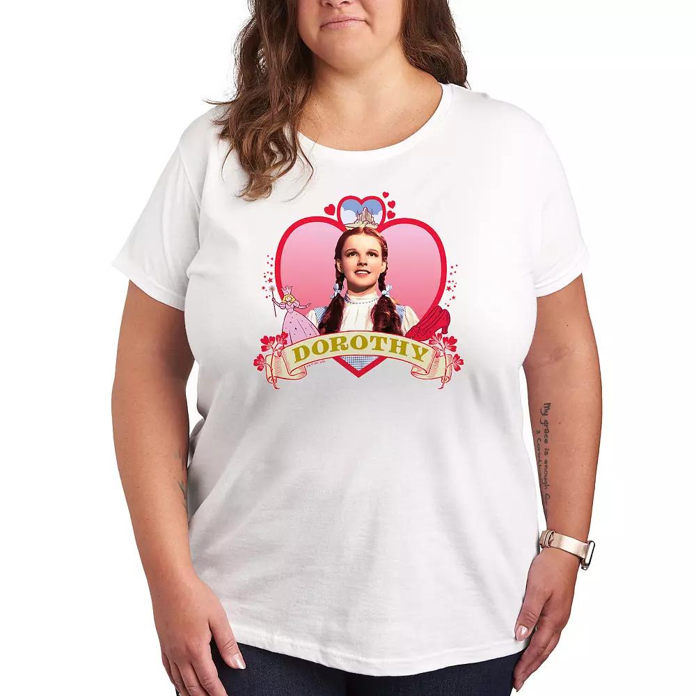 Plus Wizard of Oz Heart Dorothy Graphic Tee, Women's,  Product Image